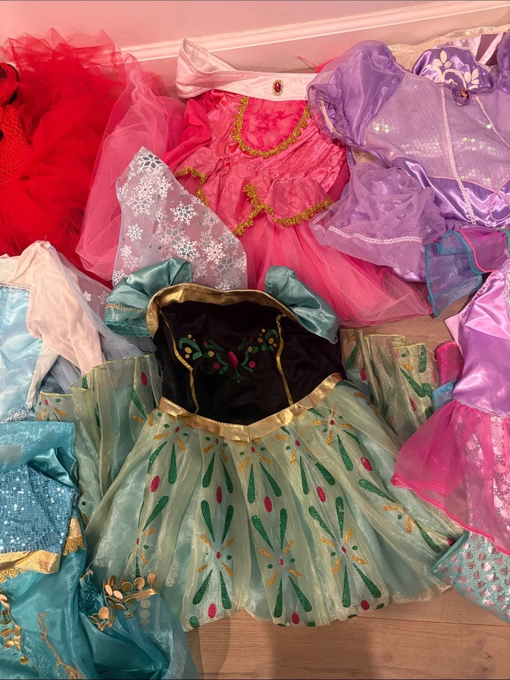 Lot Assorted Girls' Princess and Tutu Costume Lot - Multi-Color